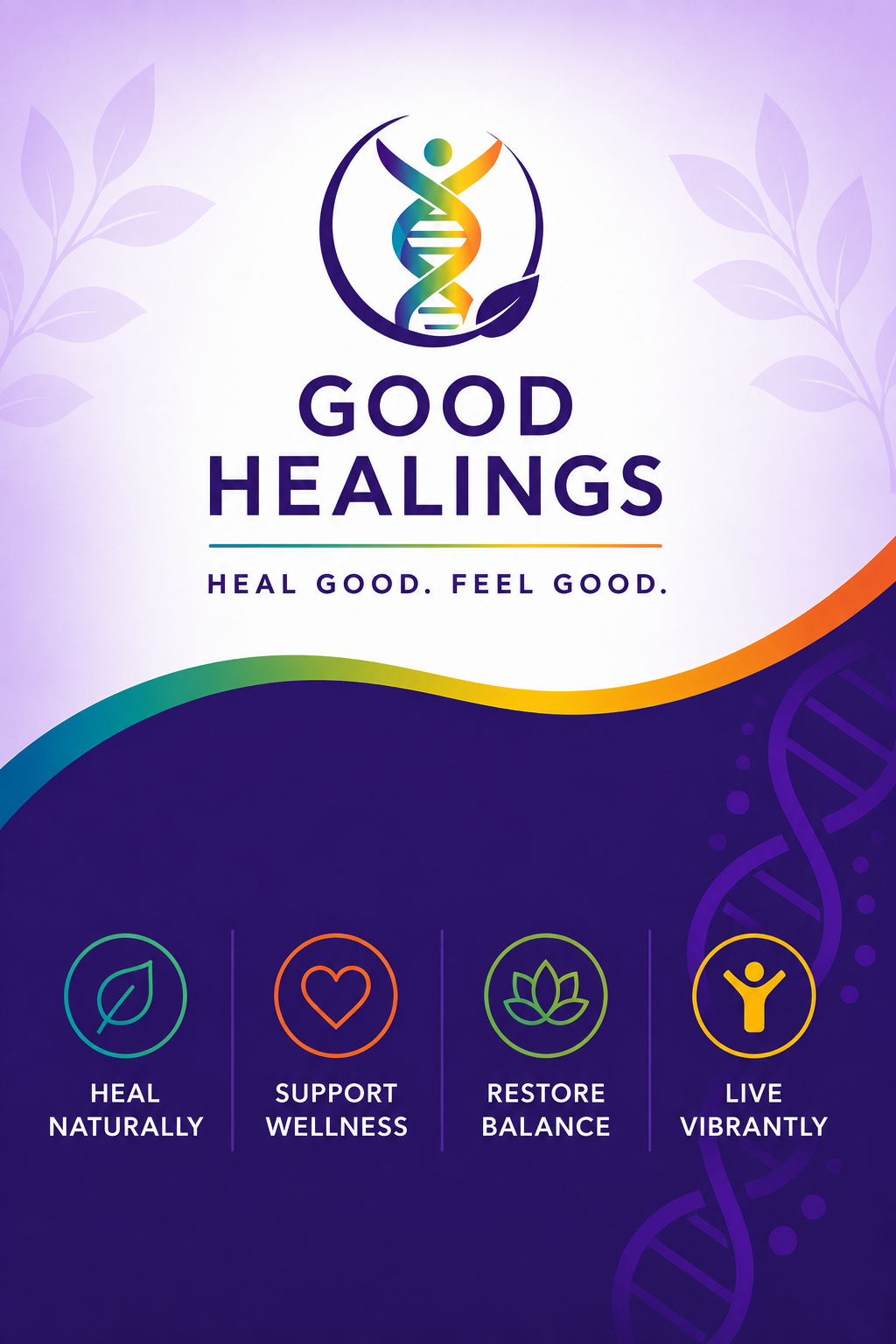 Good Healings homepage banner for meditation recipes, presence practices, grounding, and healing wisdom